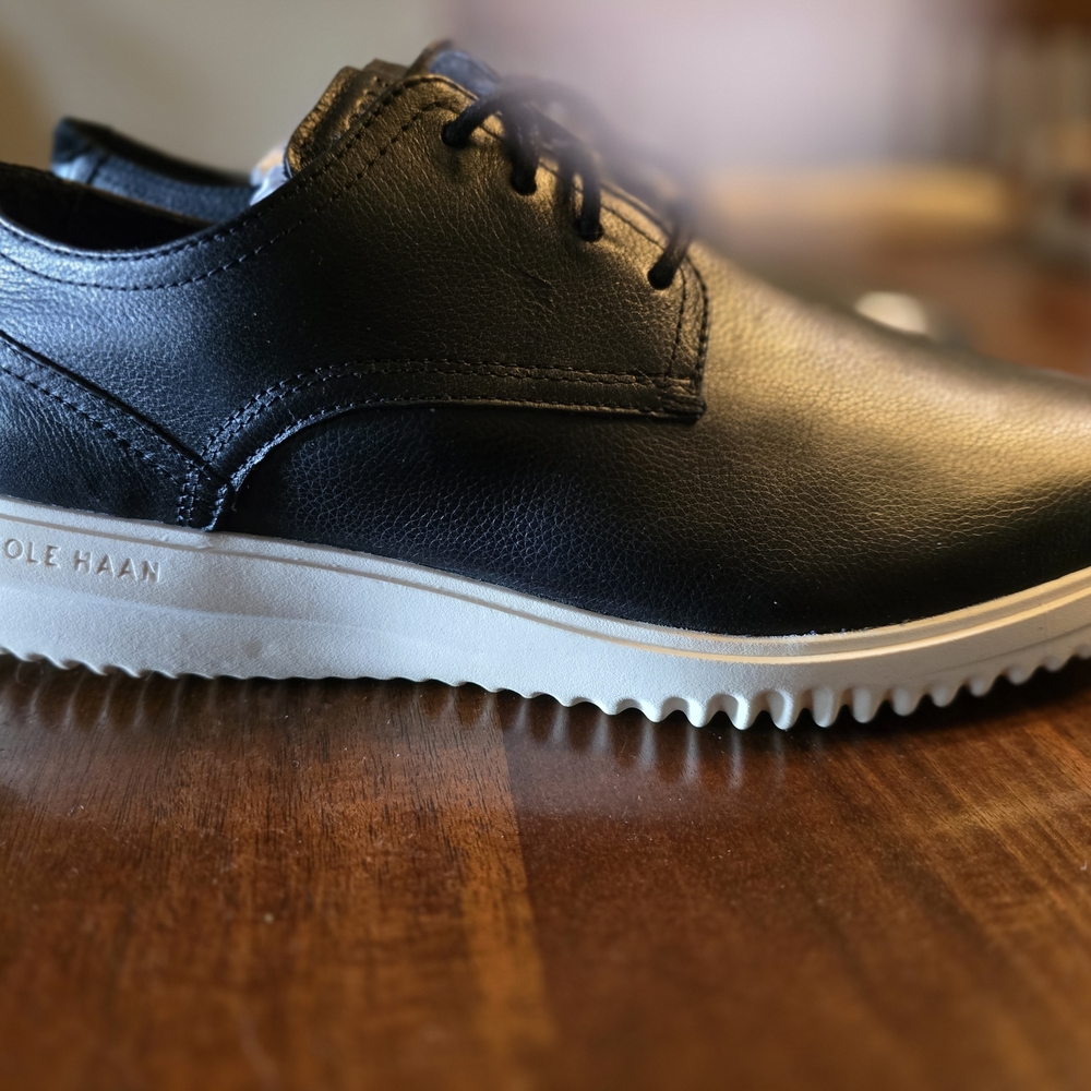 Cole Haan Black and White Oxfords